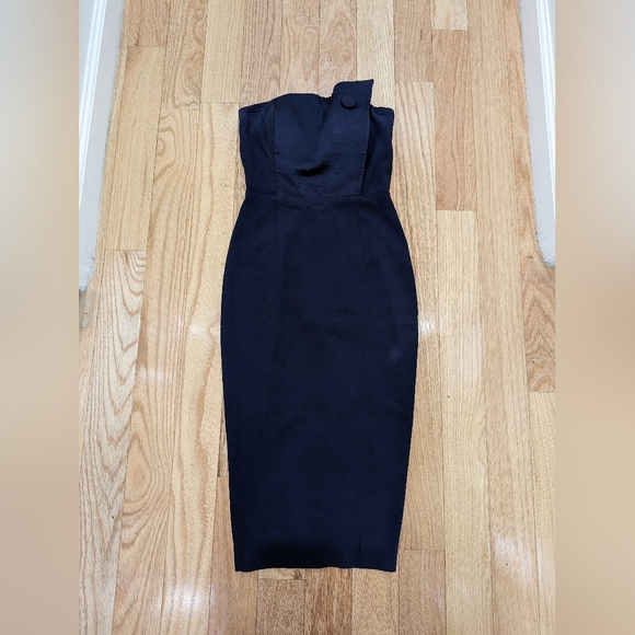 12. MISHA SANZANA DRESS IN MIDNIGHT BLUE SIZE 0 - Picture 6 of 9